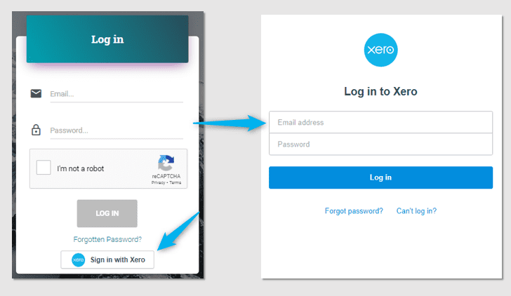 Sign in with Xero